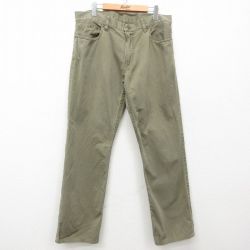 W35★古着 ラルフローレン Ralph Lauren ブランド パンツ メンズ コットン 緑系 グリーン 25mar22 中古 ボトムス ロング