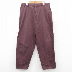 W36★古着 ドッカーズ パンツ メンズ 90年代 90s コットン 紫 パープル 【spe】 25mar22 中古 ボトムス ロング