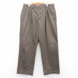 W38★古着 ドッカーズ チノ パンツ チノパン メンズ 茶 ブラウン 25mar25 中古 ボトムス ロング
