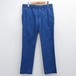 W33★古着 ラルフローレン Ralph Lauren ブランド パンツ メンズ 紺 ネイビー 25mar26 中古 ボトムス ロング