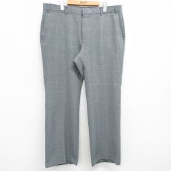 W40★古着 リーバイス Levis アクション スラックス パンツ メンズ 80年代 80s 大きいサイズ タロン グレー他 チェック 25mar27 中古 ボトムス ロング
