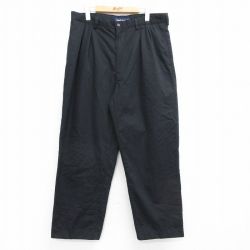 W36★古着 ラルフローレン Ralph Lauren ポロゴルフ ブランド パンツ メンズ 黒 ブラック 【spe】 25mar27 中古 ボトムス ロング
