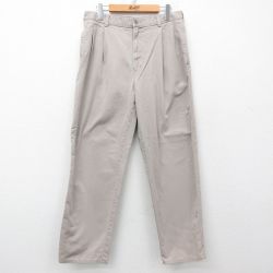 W32★古着 ドッカーズ パンツ メンズ 90年代 90s ベージュ カーキ 25mar27 中古 ボトムス ロング