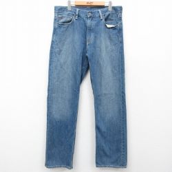 W35★古着 ラルフローレン Ralph Lauren ブランド ジーンズ メンズ コットン 紺 ネイビー デニム 25mar28 中古 ボトムス ジーパン Gパン ロング パンツ