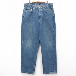 W36★古着 ラルフローレン Ralph Lauren ブランド ジーンズ メンズ コットン 紺 ネイビー デニム 25mar28 中古 ボトムス ジーパン Gパン ロング パンツ