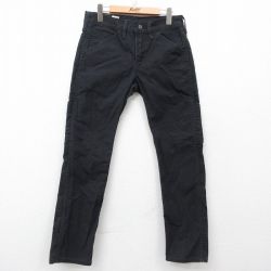 W32★古着 リーバイス Levis パンツ メンズ 黒 ブラック 25mar29 中古 ボトムス ロング