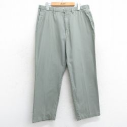 W35★古着 haggar パンツ メンズ 薄緑系 グリーン 25mar29 中古 ボトムス ロング