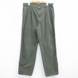 W34★古着 ドッカーズ パンツ メンズ 90年代 90s コットン 緑 グリーン 【spe】 25apr02 中古 ボトムス ロング