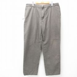 W39★古着 コロンビア COLUMBIA パンツ メンズ ダック地 コットン 濃緑 グリーン 25apr01 中古 ボトムス ロング