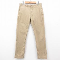 W30★古着 ラルフローレン Ralph Lauren ブランド パンツ メンズ ベージュ カーキ 25apr01 中古 ボトムス ロング
