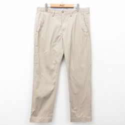 W34★古着 ラルフローレン Ralph Lauren ブランド パンツ メンズ ベージュ カーキ 25apr01 中古 ボトムス ロング