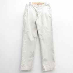 W31★古着 ラルフローレン Ralph Lauren ブランド パンツ メンズ 薄ベージュ カーキ 25apr02 中古 ボトムス ロング