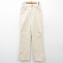 W27★古着 パンツ メンズ 90年代 90s 生成り 25apr03 中古 ボトムス ロング