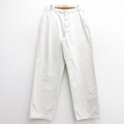 W33★古着 ラルフローレン Ralph Lauren ブランド チノ パンツ チノパン メンズ 90年代 90s PHILIP コットン 薄ベージュ カーキ 25apr03 中古 ボトムス ロング
