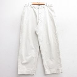 W34★古着 ラルフローレン Ralph Lauren ブランド チノ パンツ チノパン メンズ 90年代 90s コットン USA製 薄ベージュ カーキ 【spe】 25apr03 中古 ボトムス ロング