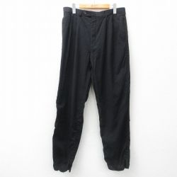 W32★古着 ラルフローレン Ralph Lauren ブランド スラックス パンツ メンズ ウール 黒 ブラック 25apr03 中古 ボトムス ロング