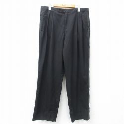W35★古着 ブルックスブラザーズ BROOKS BROTHERS ブランド スラックス パンツ メンズ 80年代 80s ウール USA製 タロン 黒 ブラック 【spe】 25apr03 中古 ボトムス ロング