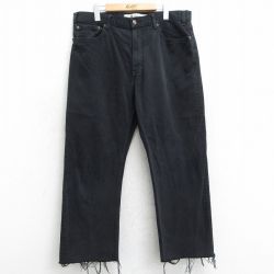 【50%OFF】W38★古着 ギャップ GAP ジーンズ メンズ 黒 ブラック 25apr10 中古 ボトムス ジーパン Gパン ロング パンツ