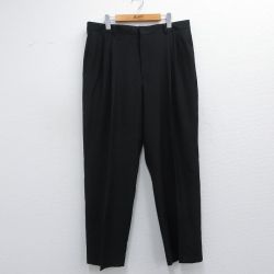 W34★古着 リーバイス Levis スラックス パンツ メンズ 黒 ブラック 【spe】 25apr10 中古 ボトムス ロング