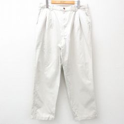 W36★古着 ドッカーズ チノ パンツ チノパン メンズ 00年代 00s コットン 薄ベージュ カーキ 25apr10 中古 ボトムス ロング