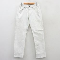W30★古着 カルバンクライン Calvin Klein ジーンズ メンズ 白 ホワイト 25apr11 中古 ボトムス ジーパン Gパン ロング パンツ