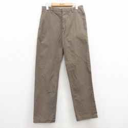 W30★古着 バナナリパブリック BANANA REPUBLIC ブランド チノ パンツ チノパン メンズ コットン 茶系 ブラウン 25apr11 中古 ボトムス ロング