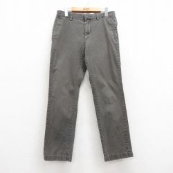 W32★古着 バナナリパブリック BANANA REPUBLIC ブランド チノ パンツ チノパン メンズ 00年代 00s コットン グレー 25apr12 中古 ボトムス ロング