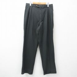 W34★古着 ラルフローレン Ralph Lauren チャップス ブランド スラックス パンツ メンズ グレー系 25apr12 中古 ボトムス ロング