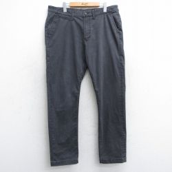 W37★古着 ラッキーブランド Lucky Brand チノ パンツ チノパン メンズ 濃グレー 25apr12 中古 ボトムス ロング