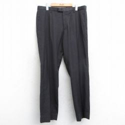 【50%OFF】W35★古着 バナナリパブリック BANANA REPUBLIC ブランド スラックス パンツ メンズ ウール 濃茶他 ブラウン 25apr12 中古 ボトムス ロング