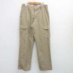 W31★古着 レッドキャップ カーゴ パンツ メンズ ベージュ カーキ 25apr12 中古 ボトムス ロング