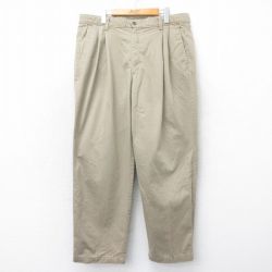 【50%OFF】W37★古着 ドッカーズ パンツ メンズ 00年代 00s コットン ベージュ カーキ 25apr12 中古 ボトムス ロング