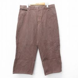 【50%OFF】W38★古着 エルエルビーン LLBEAN パンツ メンズ 00年代 00s ダブルニー コットン こげ茶 ブラウン 【spe】 25apr12 中古 ボトムス ロング