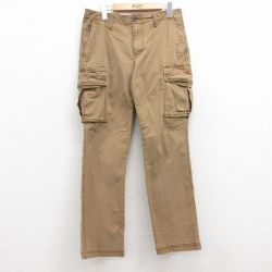 W30★古着 オールドネイビー カーゴ パンツ メンズ 茶 ブラウン 25apr12 中古 ボトムス ロング