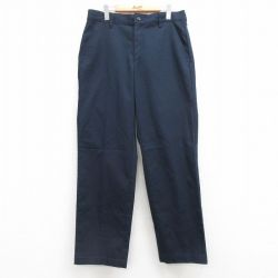 W34★古着 レッドキャップ ワーク パンツ メンズ 濃紺 ネイビー 25apr12 中古 ボトムス ロング