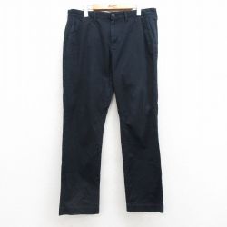【50%OFF】W35★古着 ジェイクルー J.CREW パンツ メンズ 濃紺 ネイビー 25apr12 中古 ボトムス ロング