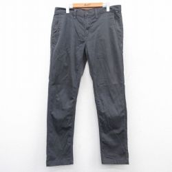 W36★古着 バンズ VANS チノ パンツ チノパン メンズ 濃グレー 25apr12 中古 ボトムス ロング