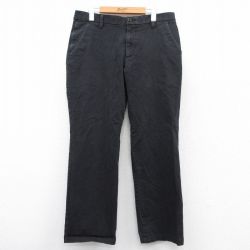W36★古着 ドッカーズ パンツ メンズ こげ茶 ブラウン 25apr12 中古 ボトムス ロング