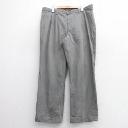 W38★古着 バンヒューセン パンツ メンズ コットン 緑系 グリーン 25apr14 中古 ボトムス ロング