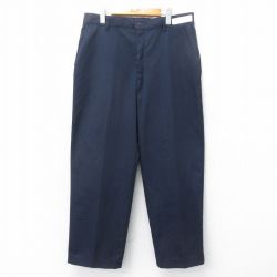 W36★古着 レッドキャップ ワーク パンツ メンズ 00年代 00s 紺 ネイビー 25apr14 中古 ボトムス ロング