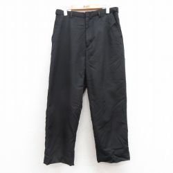 【50%OFF】W32★古着 ピューリタン スラックス パンツ メンズ 00年代 00s 黒 ブラック 25apr15 中古 ボトムス ロング