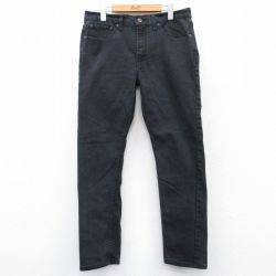 W33★古着 リーバイス Levis ジーンズ メンズ 黒 ブラック デニム 25apr15 中古 ボトムス ジーパン Gパン ロング パンツ