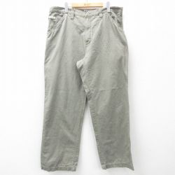W38★古着 コロンビア COLUMBIA ペインター パンツ メンズ 00年代 00s ダック地 コットン 薄緑 グリーン 25apr16 中古 ボトムス ロング