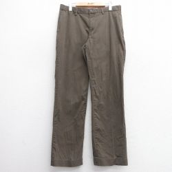 W33★古着 ラルフローレン Ralph Lauren ブランド チノ パンツ チノパン メンズ 茶 ブラウン 25apr18 中古 ボトムス ロング