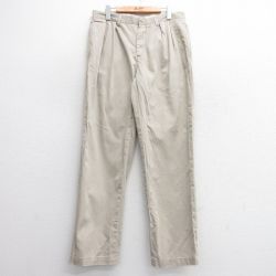【20%OFF】W34★古着 ラルフローレン Ralph Lauren ブランド チノ パンツ チノパン メンズ 90年代 90s コットン 薄ベージュ カーキ 25apr18 中古 ボトムス ロング