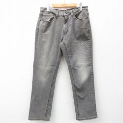 W33★古着 リーバイス Levis 541 ジーンズ メンズ 黒 ブラック デニム 25apr18 中古 ボトムス ジーパン Gパン ロング パンツ