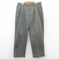 W38★古着 ドッカーズ パンツ メンズ 90年代 90s コットン USA製 グレー系 【spe】 25apr19 中古 ボトムス ロング