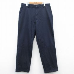 W36★古着 ドッカーズ パンツ メンズ コットン 濃紺 ネイビー 25apr19 中古 ボトムス ロング