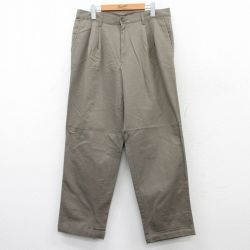 W34★古着 ドッカーズ パンツ メンズ 00年代 00s コットン ベージュ系 カーキ 25apr19 中古 ボトムス ロング