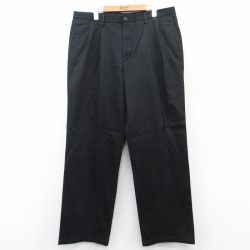 W36★古着 ドッカーズ パンツ メンズ コットン 黒 ブラック 25apr19 中古 ボトムス ロング